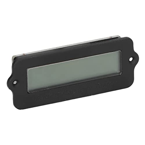 Lithium -Ionen -Batterie Monitor Elektrisches Display Wasserdichte Batteriekapazitätsspannungsanzeige RVS Elektrische Fahrzeuge Gelbe Hintergrundbeleuchtung HD ABS -Material (3er) von Eacam