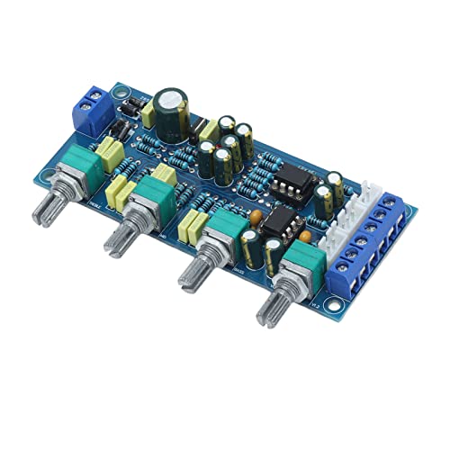 Pre-Verstärker, Board HiFi-Modul für eine Breite Frequenz, 20-20 kHz, Höhenmedium-Bass-Lautstärkeregelung mit DC 12-25V AC 9-18V-Eingang und Schnellinstallation für Audiosysteme Pre-Verstärker, Board HiFi-Modul für eine Breite Frequenz, 20-20 kHz, Höhenmedium-Bass-Lautstärkeregelung mit DC 12-25V AC 9-18V-Eingang und Schnellinstallation für Audiosysteme von Eacam