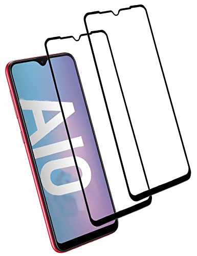 Eachy Kompatibel Samsung Galaxy A10/A10S Temperglass Schutzfolie,[2 Stück] Vollständige Abdeckung Ultra-klar Displayschutzfolie für Samsung Galaxy A10/Samsung A10S(SM-A105/A107) Folie 6,2 Zoll von Eachy