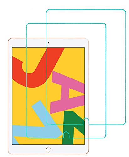 Eachy Kompatibel für iPad Pro 10.5/iPad Air 3/iPad 10.2 Schutzfolie,[2 Stück] Ultra-klar Temperglas Displayschutzfolie für iPad Air 3/iPad Pro 10.5/iPad 10.2(7./8. Generationn) Folie von Eachy