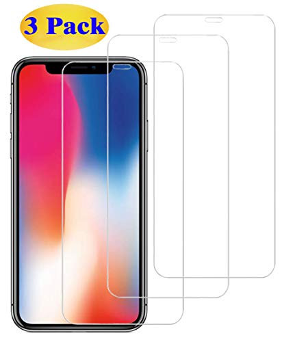 Eachy Kompatibler iPhone X/iPhone XS/iPhone 11 Pro Temperglas Folie,[3 Stück] Ultra-klar Schutzfolie für iPhone X/iPhone XS/iPhone 11 Pro Glas Folie 5,8 Zoll (0,25 mm) von Eachy