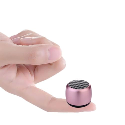 Eageroo 2 x Bluetooth Mini Lautsprecher tragbar Speaker,Stereo Klang mit tiefem Bass Technologie,Pink (2 x super mini Lautsprecher-Pink) von Eageroo