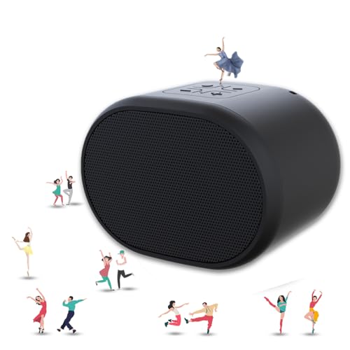 Eageroo Bluetooth Lautsprecher Mini Speaker klein Musikbox tragbar TF Karte/3.5mm-AUX,USB,schwarz von Eageroo