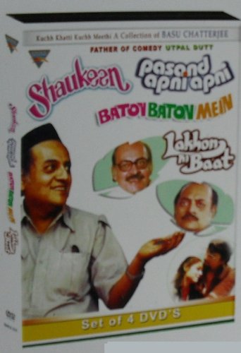 A Collection of Basu Chatterjee [Shaukeen / Pasand Apni Apni / Baton Baton Mein / Lakhon Ki Baat] NTSC - 4 DVD Combo Set von Eagle