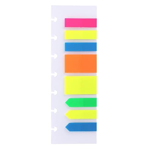 Eagle Discbound Page Marker/Page Flaggen/Indicate Tabs, PET-Materialien, 3 verschiedene Formen, für Planner/Notizbücher von Eagle