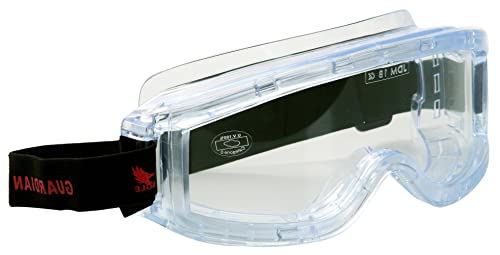 Eagle GUTRSG Arbeitsschutzbrille mit elastisch verstellbarem Stirnband, geeignet für heruntergestufte Brillen von Eagle