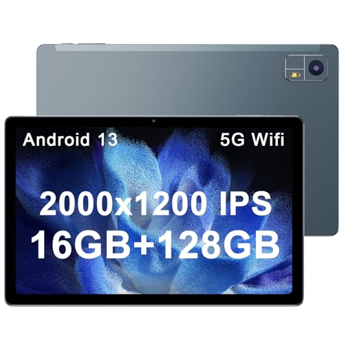 10.4 Zoll Android 13 Tablet, Android Tablet 12(6+6)GB RAM 128GB ROM, Octa-Core,1TB Expand, Tablet PC mit 2.4+5G WiFi, 2K Touchscreen, 4 Stereo Lautsprecher, 5MP+13MP Dual Kamera, 10000 mAh Akku von EagleSoar