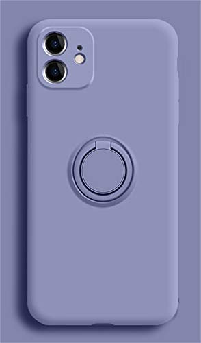 Ealetim Handyhülle mit Band für iPhone 11 Pro Ultra Dünn Handyhülle, Silikon Bumper Schutzhülle mit 360 Grad für Ring Ständer Magnetische Metallplatte Autohalterung Fingerhalter Schale Case Cover von Ealetim