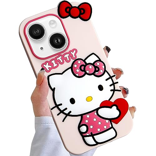 Ealievor Kompatibel mit iPhone 13 Hülle, Cartoon Niedlich Lustige Kawaii Katze Kitty Handyhülle 3D Charakter Weiche Silikon Hülle für Kinder Mädchen und Damen Ealievor Kompatibel mit iPhone 13 Hülle, Cartoon Niedlich Lustige Kawaii Katze Kitty Handyhülle 3D Charakter Weiche Silikon Hülle für Kinder Mädchen und Damen von Ealievor
