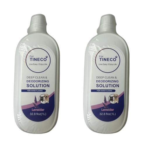 Kompatibel Mit Tineco 1 Liter (33.8 Oz) Bodenreinigungskonzentrat Lavendelduft FLOOR ONE S3/S5/S6/S7 Nass- & Trocken-Tiefenreinigung Schaumarme Formel Geeignet Für Alle Hartböden von Eapoiuyr