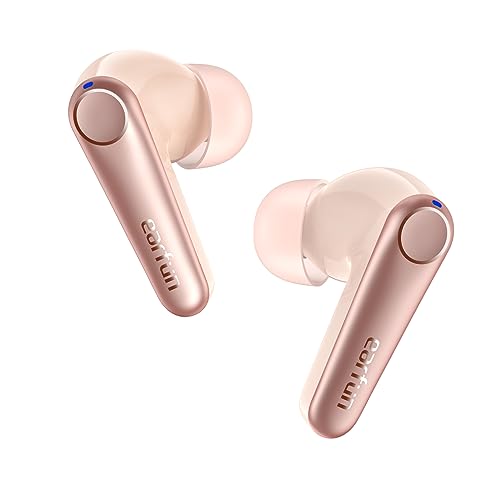 Bluetooth Kopfhörer In Ear, EarFun Air Pro 3 Kopfhörer Kabellose, Hybrid Aktive Geräuschunterdrückung, HiFi Sound Qualcomm aptX Adaptive, , 6 Mikrofone CVC 8.0 Anrufe,Multipoint, 45H Akku, App, Rosa von EarFun