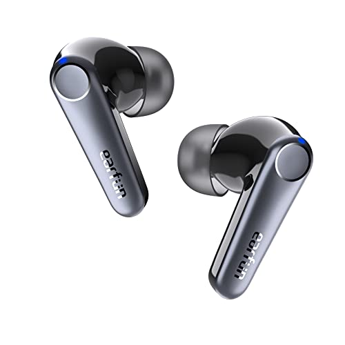EarFun Air Pro 3 Bluetooth Kopfhörer In Ear, 43dB Hybride Aktive Noise Cancelling, Kabellos, HiFi Sound Qualcomm aptX Adaptive, 6 Mikrofone cVc 8.0 Anrufe, Multipoint, 45H Akku, App Steuerung von EarFun