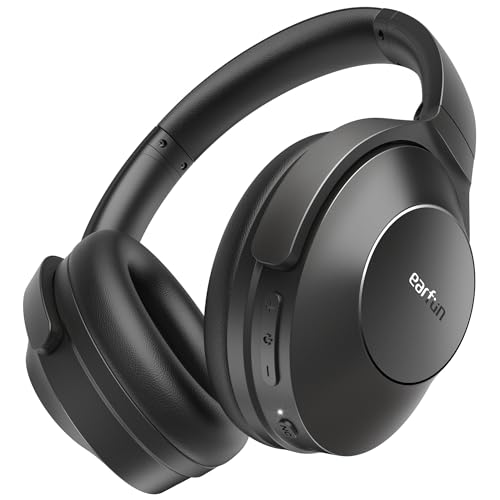 EarFun Wave Life Over-Ear Noise Cancelling Kopfhörer Kabellos, Bluetooth 5.4 Kopfhoerer mit Hi-Res Klang, Tiefer Bass, bis zu 60 Std Akku, 4 HD-Anrufmikrofone, Leicht, EQ in APP, Bluetooth Multipoint EarFun Wave Life Over-Ear Noise Cancelling Kopfhörer Kabellos, Bluetooth 5.4 Kopfhoerer mit Hi-Res Klang, Tiefer Bass, bis zu 60 Std Akku, 4 HD-Anrufmikrofone, Leicht, EQ in APP, Bluetooth Multipoint von EarFun