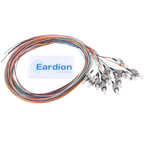 Eardion 1,5 m, 12 Stränge, FC/UPC SingleMode 9/125 Faser-Pigtail, farbcodierte Glasfaser-Pigtail-Litze, Multimode FC/UPC-0,9 mm für Netzwerk- und Glasfaserkommunikationssysteme Eardion 1,5 m, 12 Stränge, FC/UPC SingleMode 9/125 Faser-Pigtail, farbcodierte Glasfaser-Pigtail-Litze, Multimode FC/UPC-0,9 mm für Netzwerk- und Glasfaserkommunikationssysteme von Eardion