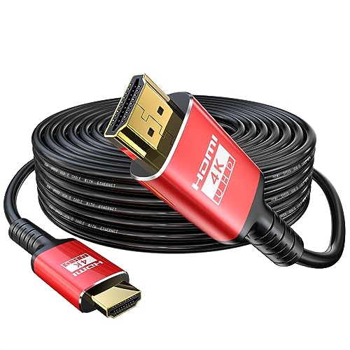 Eareyesail 4K HDMI Kabel 12M (HDMI2.0 in-Wall CL3 18Gbps OD9.0)-Unterstützung Alle HDMI Geräte für Gaming Monitor, PS4, Xbox, Switch/Ultra High Speed Gold Plated Connectors, Ethernet ARC usw von Eareyesail