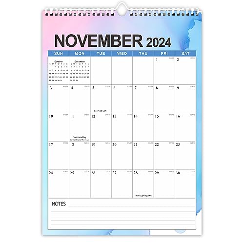 Kalender 2024–2025 – 18 Monate Wandkalender von Januar 2024 - Juni 2025 Monatskalender für Home Office Planung Orgnizing (mehrfarbig) von Earning Power