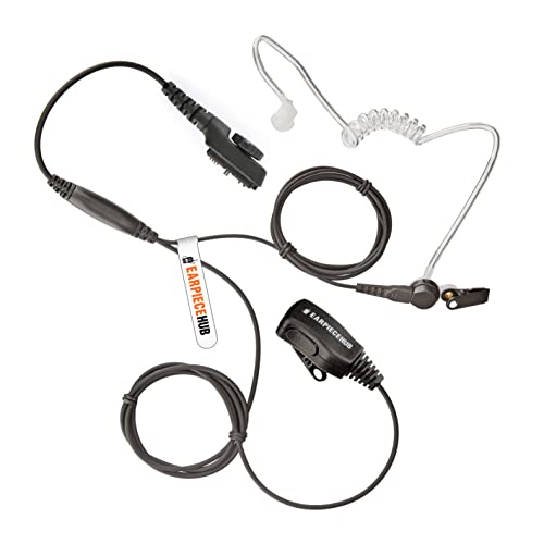 Kopfhörer für Multipin Mikrofon PTT für HYT Hytera Two Way Radio PD700, PD702, PD705, PD780, PD782, PD785, PT580H, PT-580 von Earpiece Hub