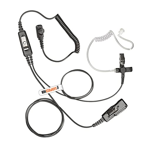 Professionelles Funk Kopfhörer Headset für Hytera HYT Zwei-Wege-Radio PD700, PD702, PD705, PD780, PD782, PD785, PD580H, PT-580 von Earpiece Hub