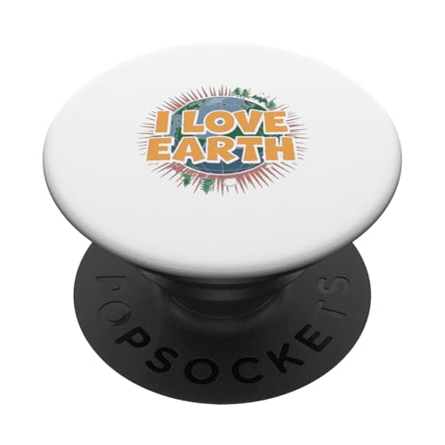 Earth Day - I Love Earth PopSockets Klebender PopGrip von Earth Day Designs