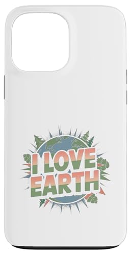 Ich liebe die Erde - Earth Day Retro Hülle für iPhone 13 Pro Max von Earth Day Designs