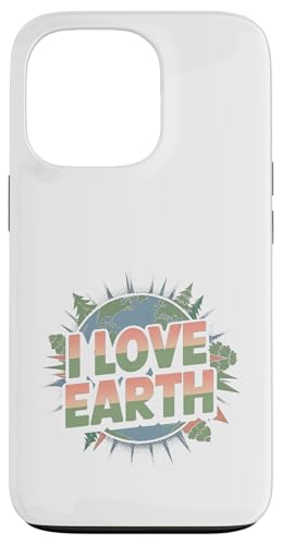 Ich liebe die Erde - Earth Day Retro Hülle für iPhone 13 Pro von Earth Day Designs