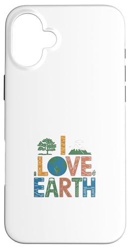 Ich liebe die Erde Hülle für iPhone 16 Plus von Earth Day Designs