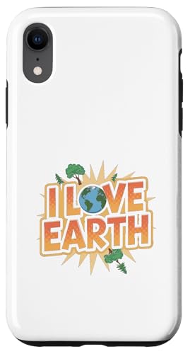 Ich liebe die Erde Hülle für iPhone XR von Earth Day Designs