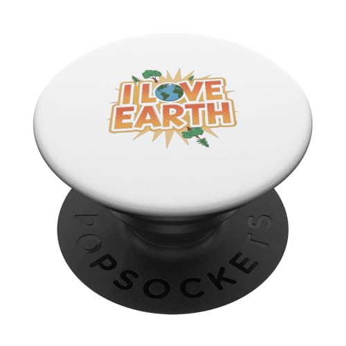 Ich liebe die Erde PopSockets Klebender PopGrip Ich liebe die Erde PopSockets Klebender PopGrip von Earth Day Designs