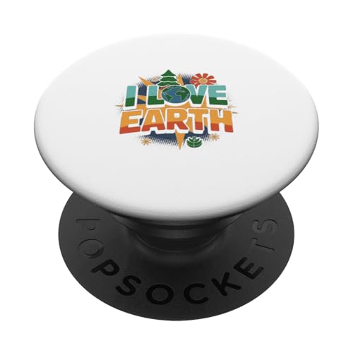 Ich liebe die Erde - Tag der Erde 2025 PopSockets Klebender PopGrip Ich liebe die Erde - Tag der Erde 2025 PopSockets Klebender PopGrip von Earth Day Designs