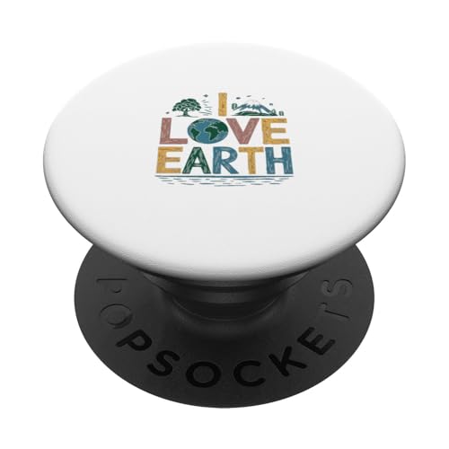 Ich liebe die Erde - Tag der Erde PopSockets Klebender PopGrip Ich liebe die Erde - Tag der Erde PopSockets Klebender PopGrip von Earth Day Designs