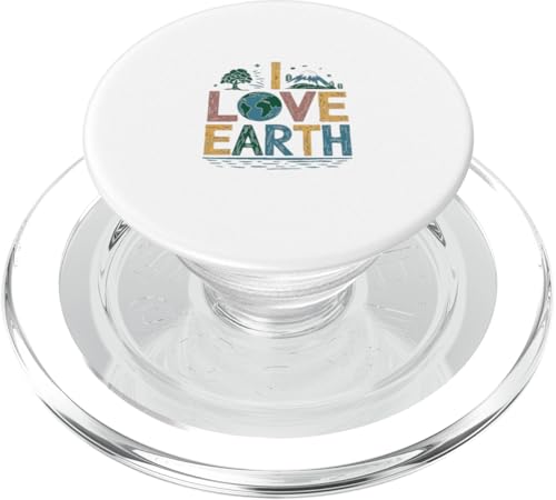 Ich liebe die Erde - Tag der Erde PopSockets PopGrip für MagSafe von Earth Day Designs
