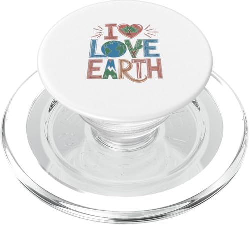 Ich liebe die Erde - Tag der Erde PopSockets PopGrip für MagSafe von Earth Day Designs