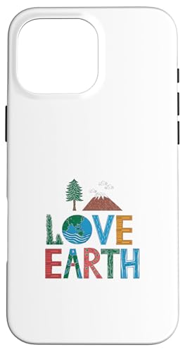 Ich liebe die Erde - Tag der Umwelt Hülle für iPhone 16 Pro Max von Earth Day Designs