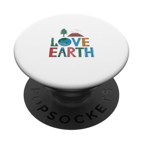 Ich liebe die Erde - Tag der Umwelt PopSockets Klebender PopGrip Ich liebe die Erde - Tag der Umwelt PopSockets Klebender PopGrip von Earth Day Designs
