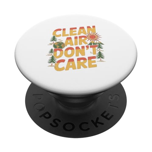 Saubere Luft ist egal - Tag der Erde PopSockets Klebender PopGrip von Earth Day Designs