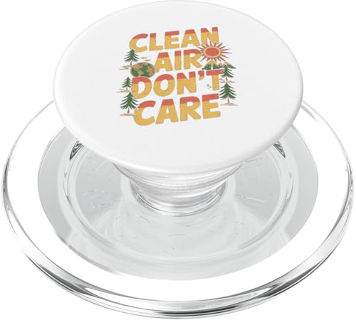 Saubere Luft ist egal - Tag der Erde PopSockets PopGrip für MagSafe von Earth Day Designs