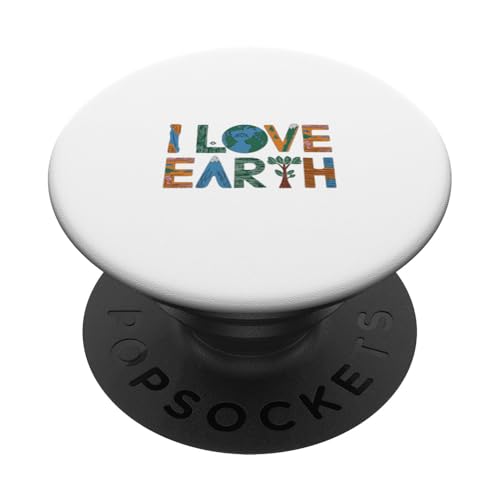 Tag der Erde - Ich liebe die Erde PopSockets Klebender PopGrip Tag der Erde - Ich liebe die Erde PopSockets Klebender PopGrip von Earth Day Designs