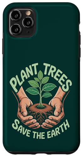Hands Hold Setzling Pflanze Bäume Retro Design Earth Day Hülle für iPhone 11 Pro Max Hands Hold Setzling Pflanze Bäume Retro Design Earth Day Hülle für iPhone 11 Pro Max von Earth Day Environment Event Graphic