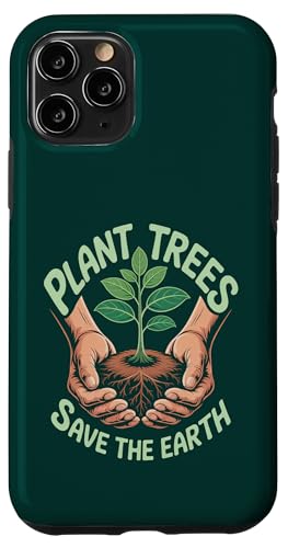 Hands Hold Setzling Pflanze Bäume Retro Design Earth Day Hülle für iPhone 11 Pro Hands Hold Setzling Pflanze Bäume Retro Design Earth Day Hülle für iPhone 11 Pro von Earth Day Environment Event Graphic