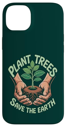 Hands Hold Setzling Pflanze Bäume Retro Design Earth Day Hülle für iPhone 14 Plus Hands Hold Setzling Pflanze Bäume Retro Design Earth Day Hülle für iPhone 14 Plus von Earth Day Environment Event Graphic