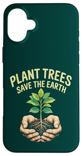 Pflanzen Bäume Sämlingswurzeln Vintage Grafik Earth Day Hülle für iPhone 16 Plus Pflanzen Bäume Sämlingswurzeln Vintage Grafik Earth Day Hülle für iPhone 16 Plus von Earth Day Environment Event Graphic