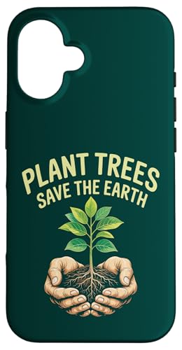 Pflanzen Bäume Sämlingswurzeln Vintage Grafik Earth Day Hülle für iPhone 16 Pflanzen Bäume Sämlingswurzeln Vintage Grafik Earth Day Hülle für iPhone 16 von Earth Day Environment Event Graphic