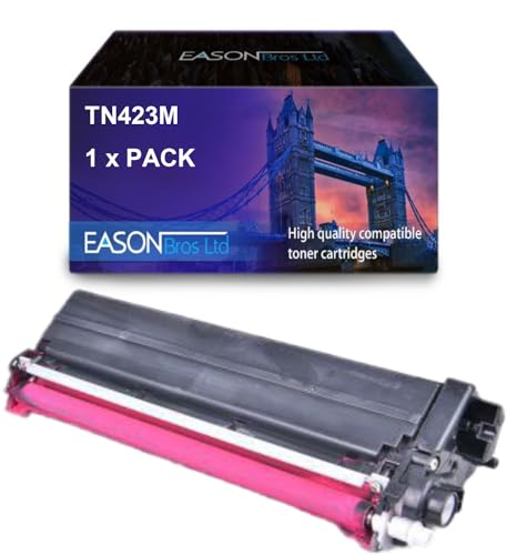 Brother Compatible TN423M High Page Yield Magenta Toner,Compatible with DCP-L8410CDW HL-L8260CDW HL-L8360CDW MFC-L8690CDW MFC-L8900CDW von Eason Bros