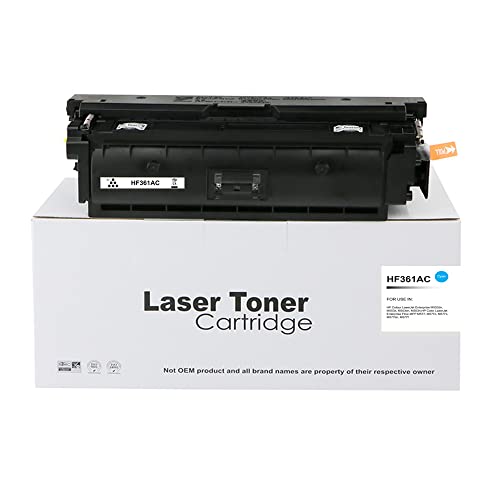 Compatible Replacement for HP CF361A Cyan Toner Cartridge Also for 508A Compatible with The Hewlett Packard Colour Laserjet Enterprise M552 M552DN M553 M553DN M553N M553X von Eason Bros