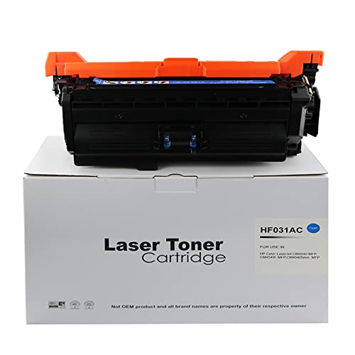 Compatible Replacement for HP CM4540 Cyan Toner Cartridge CF031A Compatible with Hewlett Packard Laserjet CM4540 von Eason Bros