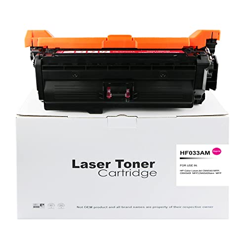 Compatible Replacement for HP CM4540 Magenta Toner Cartridge CF033A Compatible with Hewlett Packard Laserjet CM4540 von Eason Bros