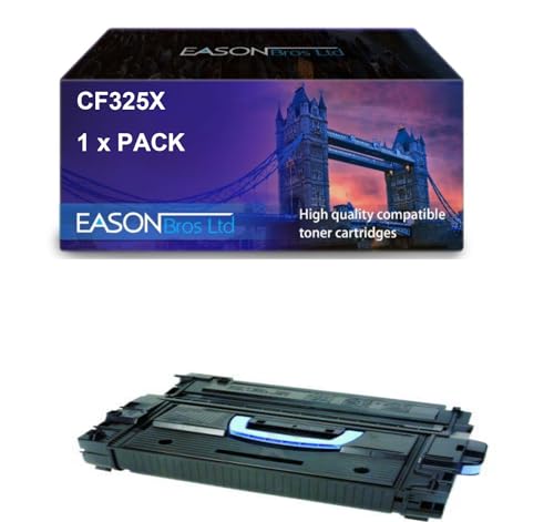 Compatible Replacement for HP Laserjet Ent Flow M830Z Black Toner Cartridge CF325X, Compatible with Hewlett Packard Laserjet Enterprise Flow M830Z Laserjet Enterprise M806 von Eason Bros
