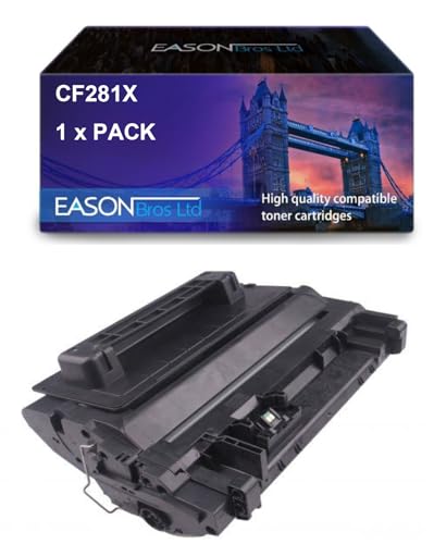 Compatible Replacement for HP Laserjet Ent MFP M630 Black Toner Cartridge CF281X, Compatible with The HP Laserjet Enterprise M604N Laserjet Enterprise M605N von Eason Bros