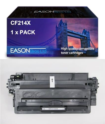 Compatible Replacement for HP Laserjet Pro 700 Black Toner Cartridge CF214X CRG333H, Compatible with The Hewlett Packard Laserjet Pro 700 Laserjet Pro M712 Laserjet Pro M715 Laserjet Pro M725 von Eason Bros