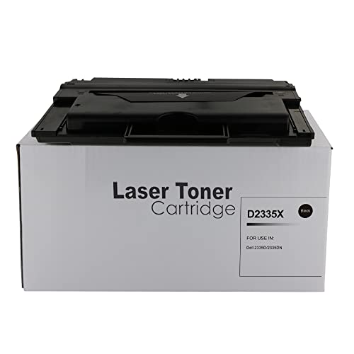 Eason Bros Dell Compatible 2335 Black Toner Cartridge 593-10329 DLHX756, Page Yield 6,000,Compatible with The: Dell 2335DN 2355DN von Eason Bros